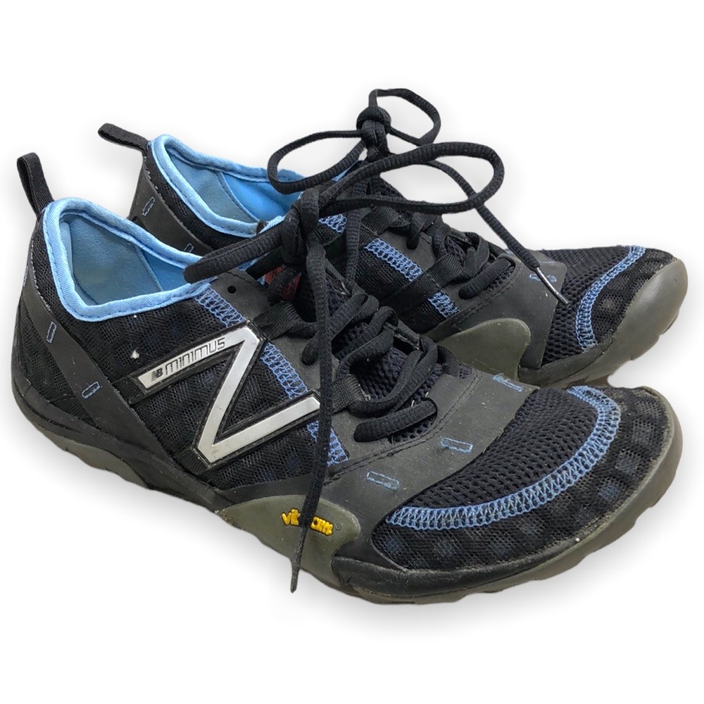 New Balance womens minimus trail running shoes vibram WT10BL barefoot size 9